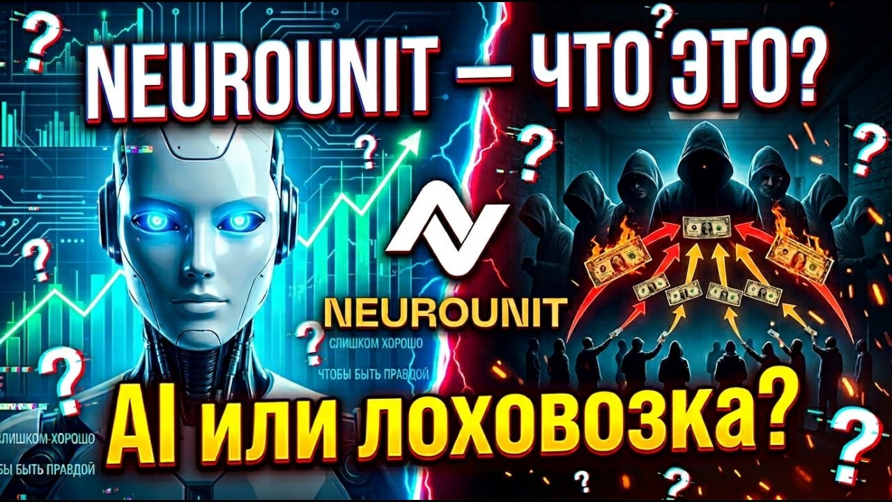 NEUROUNIT - новый закос под AI MARKETING. Первое знакомство с ЛОХОВОЗКОЙ.