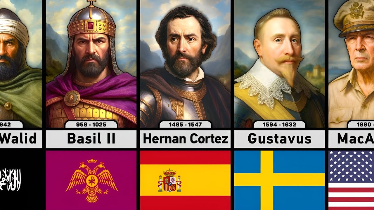 100 Greatest Generals In The World History ||  Greatest Generals In The World