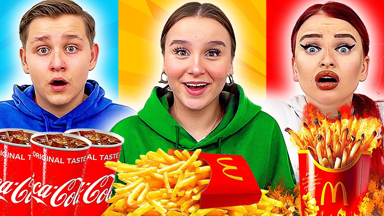 500€ Wer ZULETZT aufhört zu ESSEN !😳🍟 (Mcdonalds Edition) - Celina