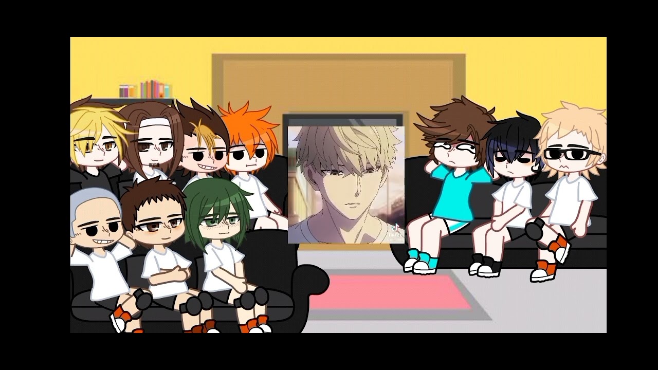 haikyuu react to tsukikage as lord and yor forger 1/2