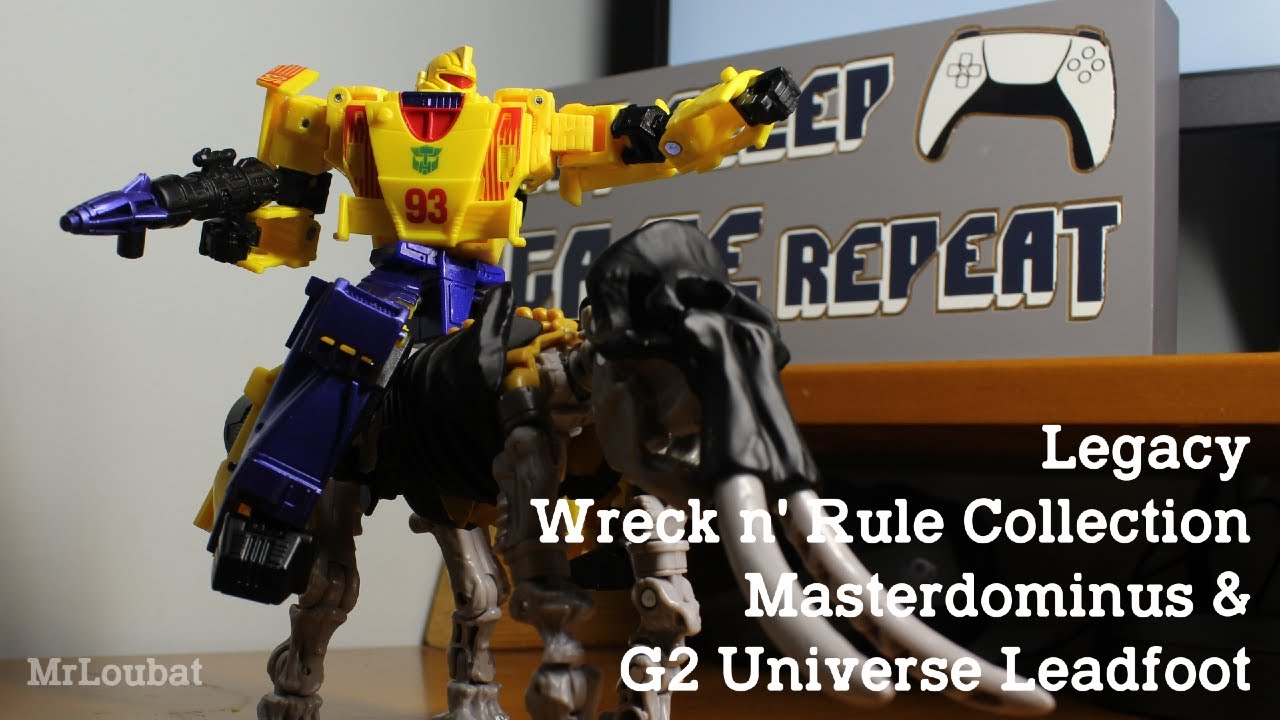 Transformers Legacy Wreck n' Rule Masterdominus & G2 Universe Leadfoot | MrLoubat Review No.13