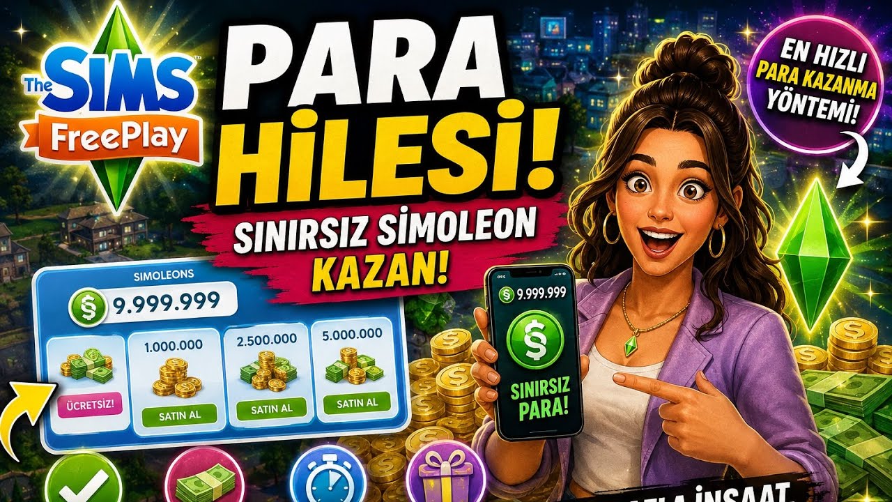💰 Чит на деньги в Sims FreePlay! Быстрый заработок Simoleon и LP 🎮💸