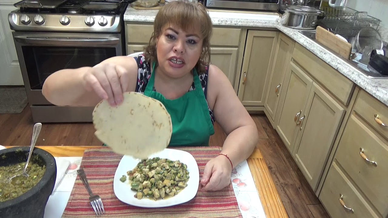 Calabacitas a la mexicana con tofu/receta vegana