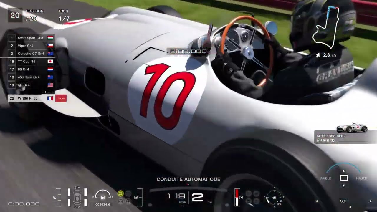 GT7 - Mount Panorama - Mercedes W196 R '55 - weekly challenge