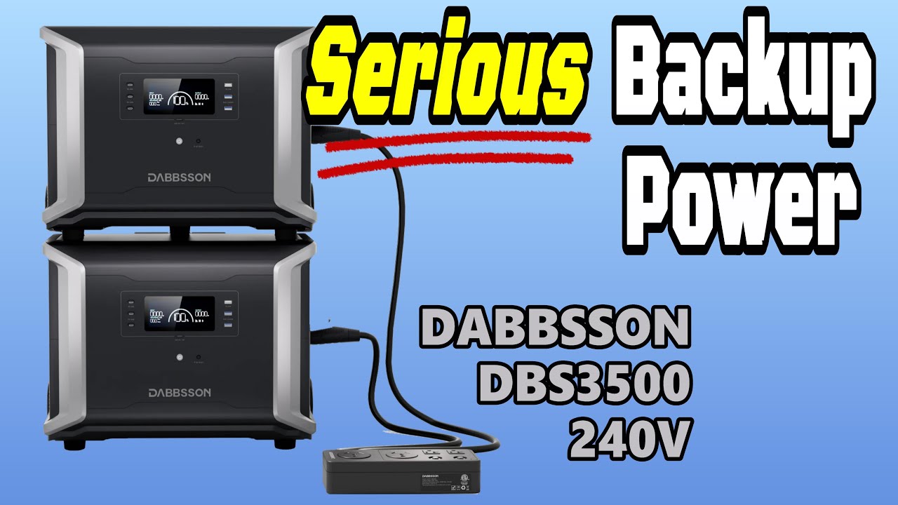 Бюджетный, универсальный, полнофункциональный: DABBSSON DBS3500 240 В — решение с раздельными фазами