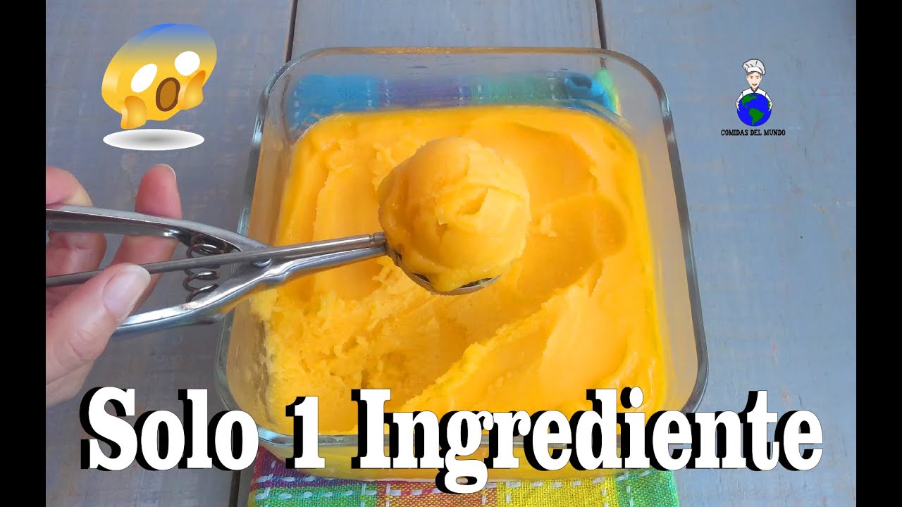 Nunca Había Hecho Una Receta Tan Fácil, Rápida y Económica , Helado con Solo 1 Ingrediente.