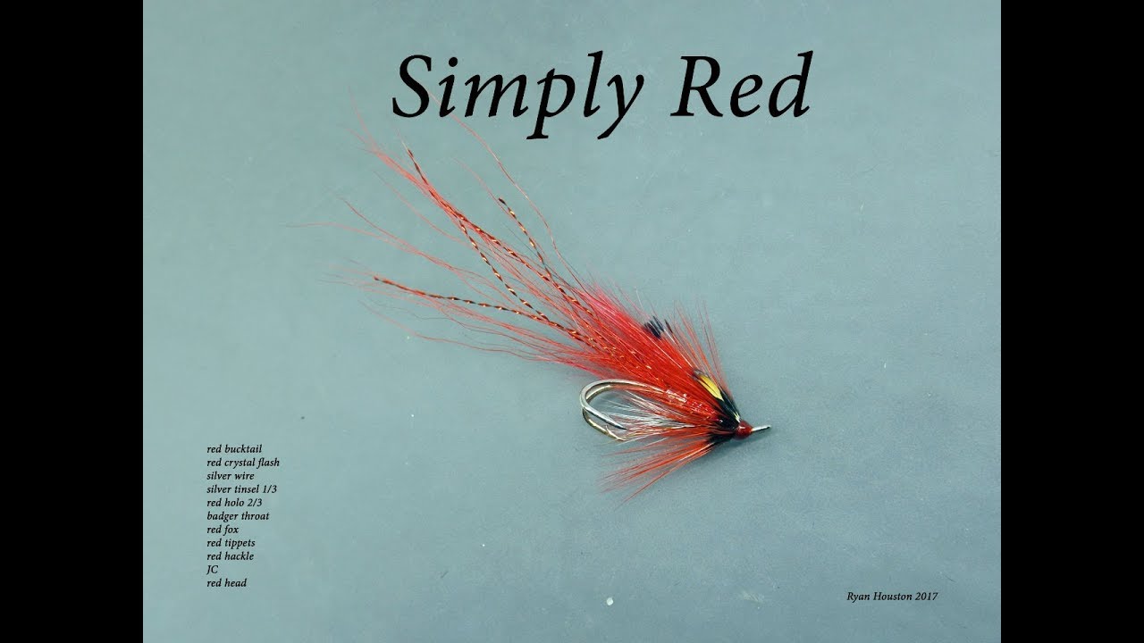 TYING THE SIMPLY RED SALMON FLY WITH RYAN HOUSTON 2017
