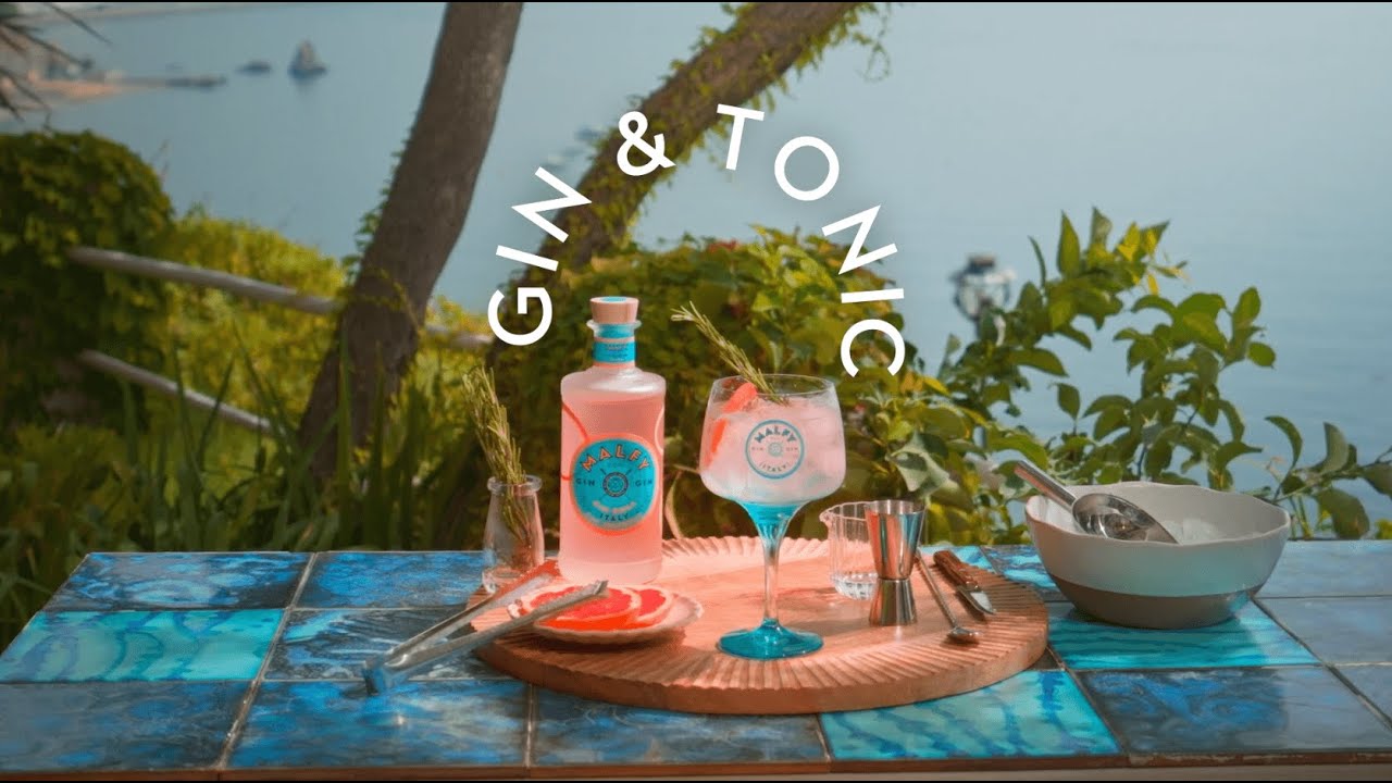 Come preparare un GIN TONIC con MALFY GIN ROSA
