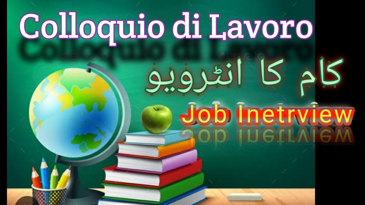Job Interview || Colloquio di lavoro part.1