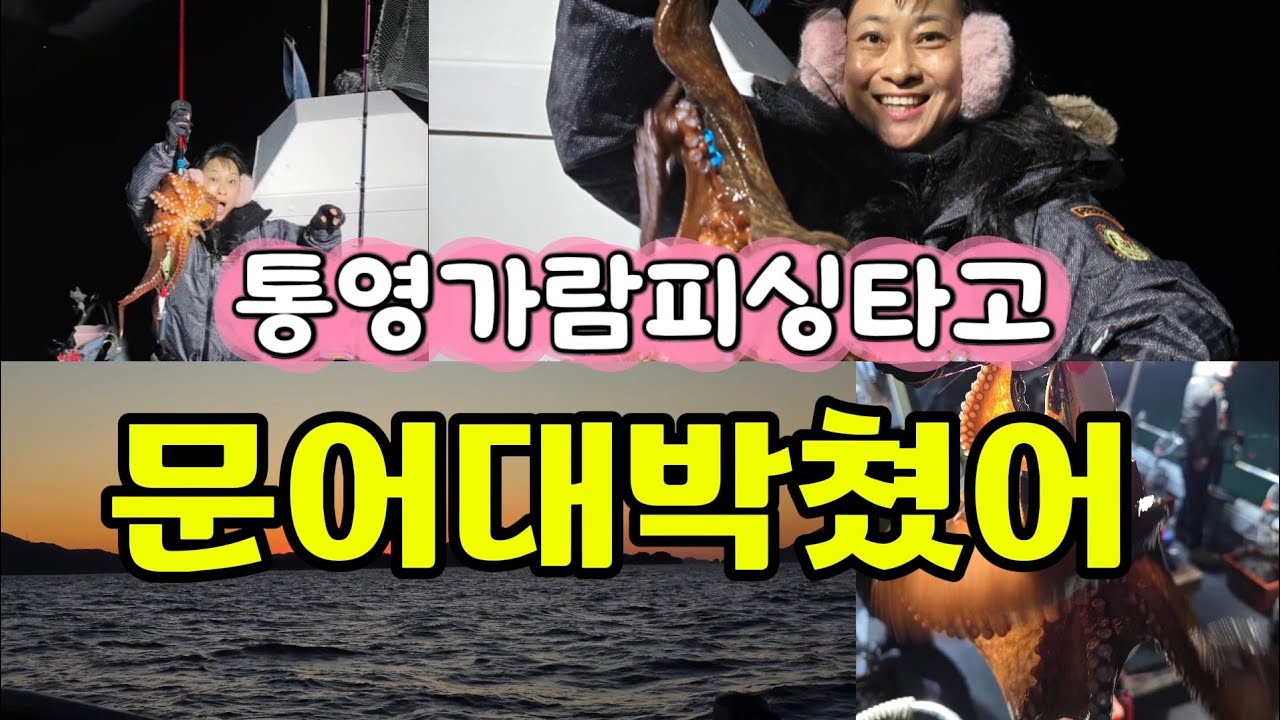 통영가람피싱 #오즈낚시 #야간문어낚시 #문어31수 #통영낚시 #여자낚시인 #문어낚시 #가람피싱 가람피싱타고 어마어마하게 잡았어