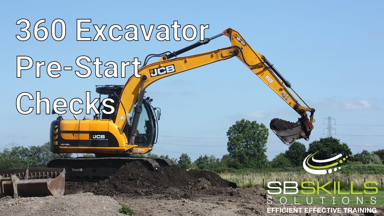 How to do 360 Excavator Pre-Start Checks