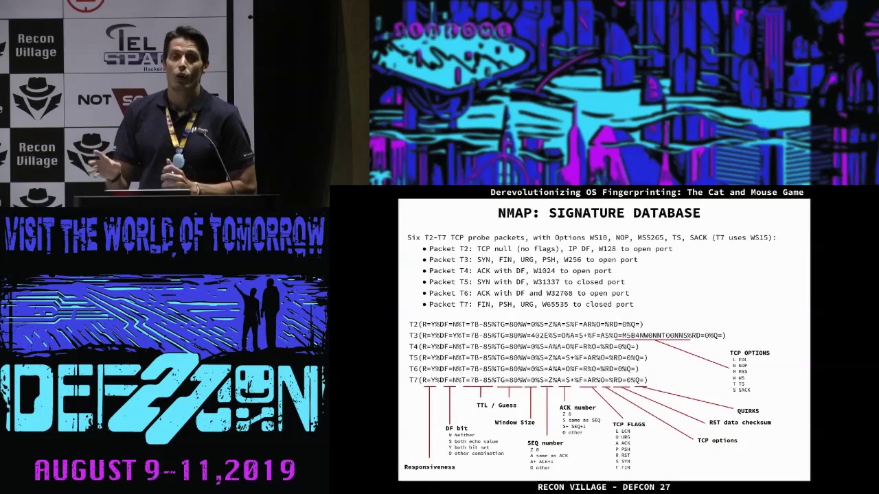 Jaime Sanchez - Derevolutionizing OS Fingerprinting  cat and mouse game - DEF CON 27 Recon Village