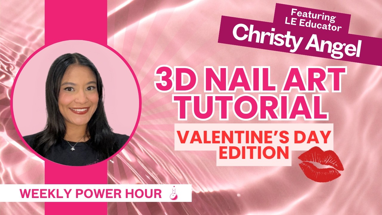 3D Valentine’s Day Nail Art 💔 | Broken Heart + Jelly Bug Lollipop | LE Hema-free Gel Products