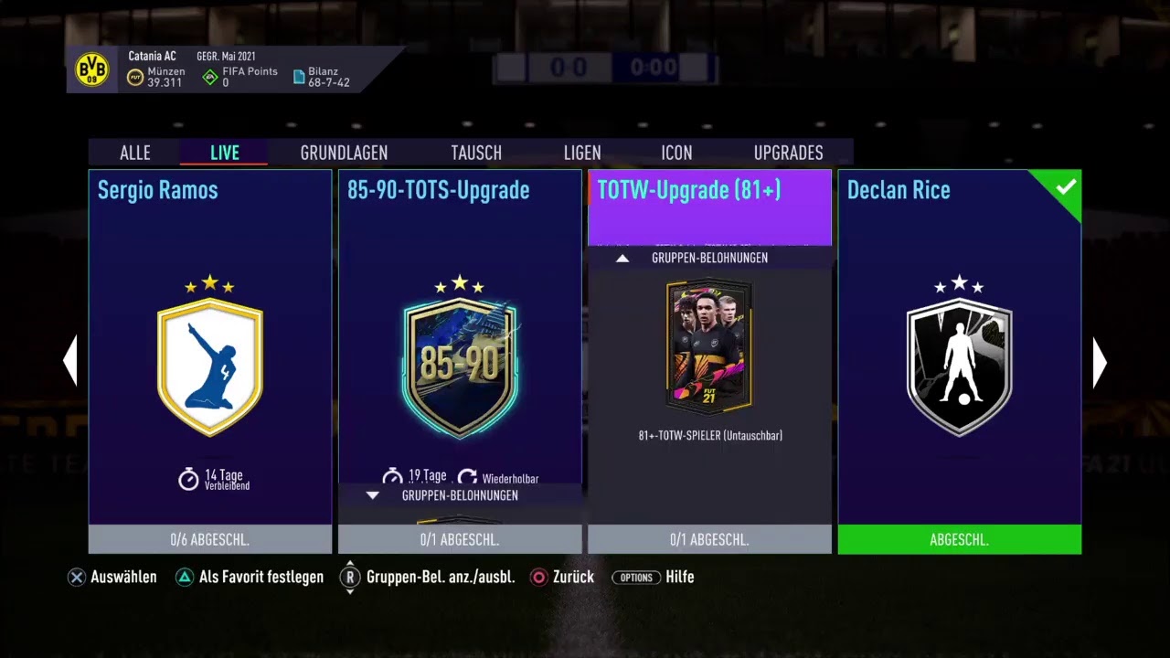 FIFA 21 : Bisschen Ultimate Team  und Karrieremodus