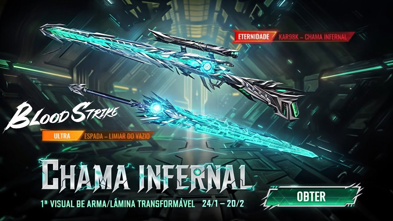 KAR98K ETERNO PRIMEIRA SKIN E ESPADA LIMIAR DO VAZIO VEJA ANTECIPADO ULTRA BLOOD STRIKE