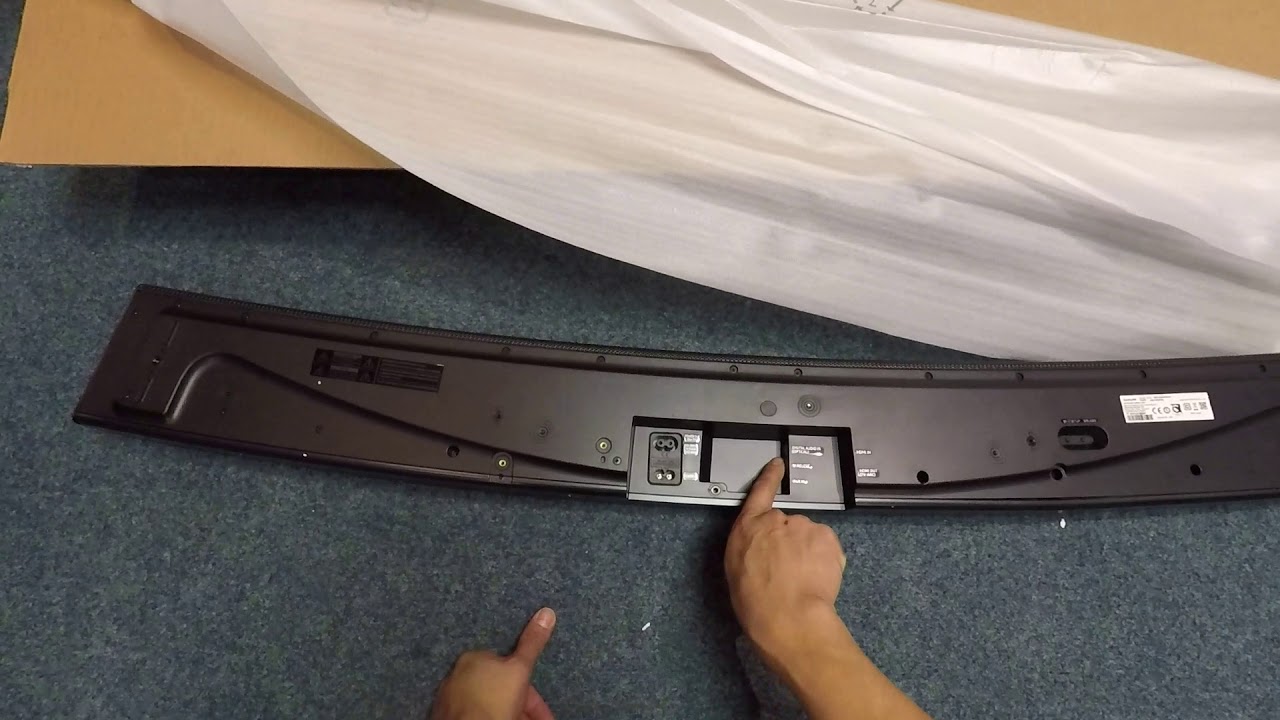 Samsung HW-MS6500 Soundbar Curved All In One, Quick Unboxing