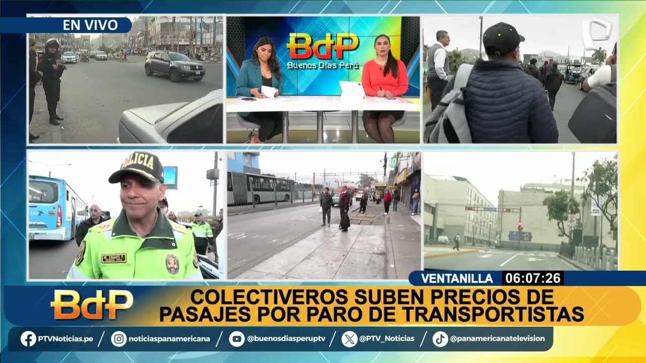 Pasajeros se ven afectados por alza de pasajes y falta de buses por paro de transportistas