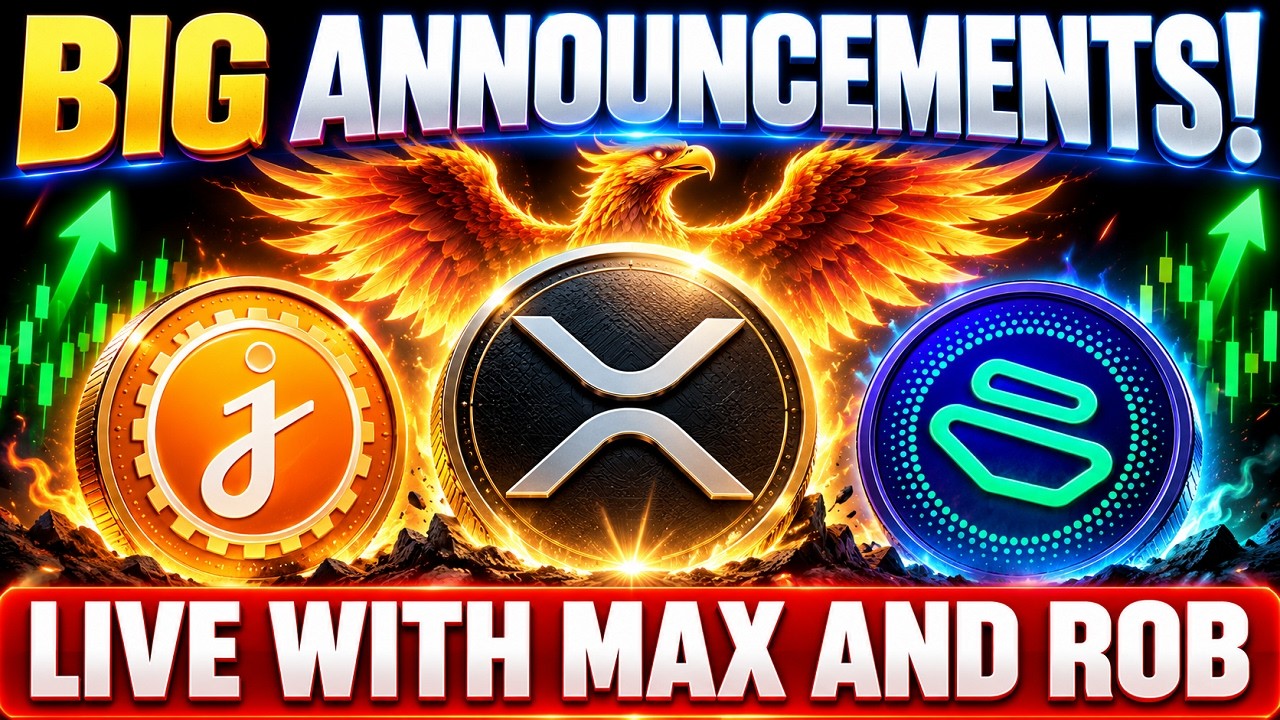XRP JASMY and ZBCN Holders! Let's Address The Announcements! Live With Max & Rob!