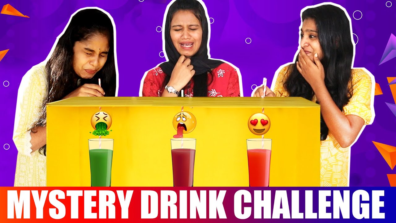 MYSTERY DRINK CHALLENGE 🤩 എട്ടിന്റെ പണി കിട്ടിയ ചലഞ്ച് 😂