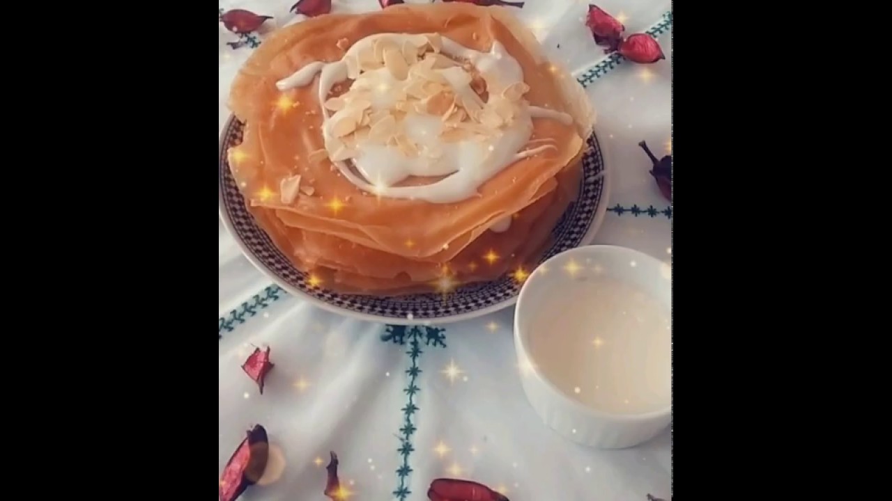 بسطيلة الحليب (جوهرة أو كنافة) Pastilla au lait