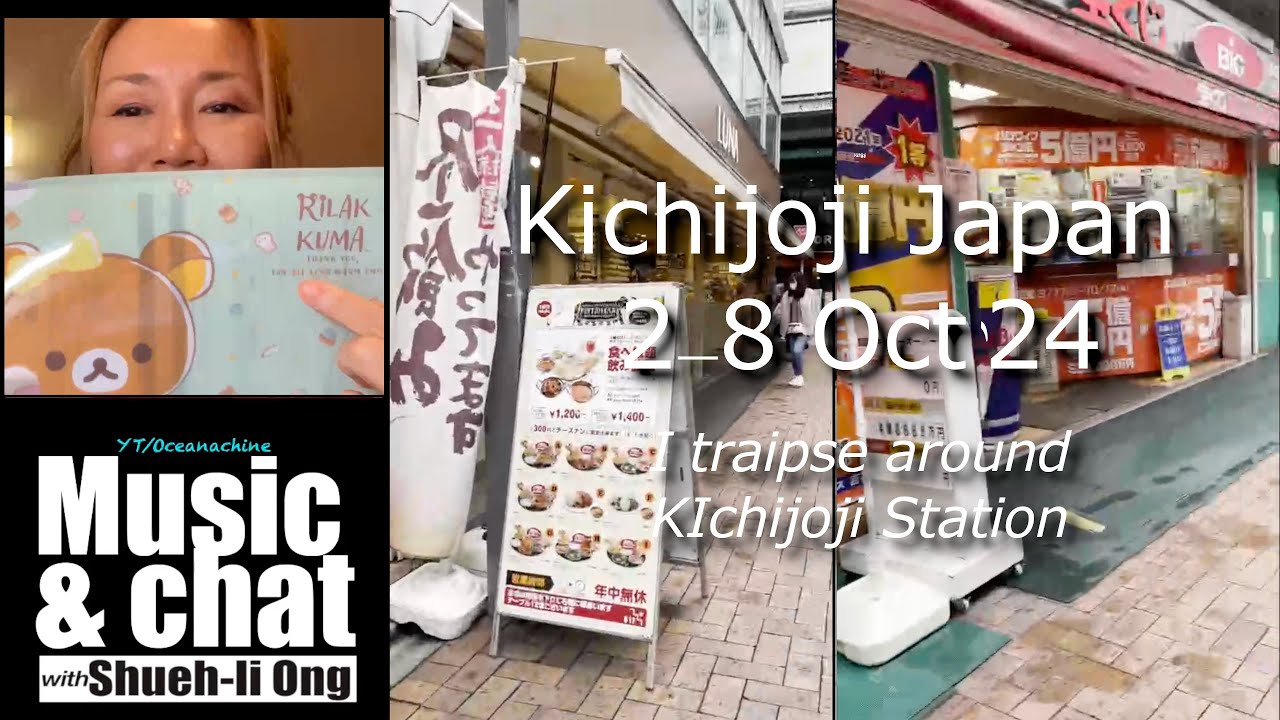 An impromptu livestream from Kichijoji Japan - day 5 of my visit