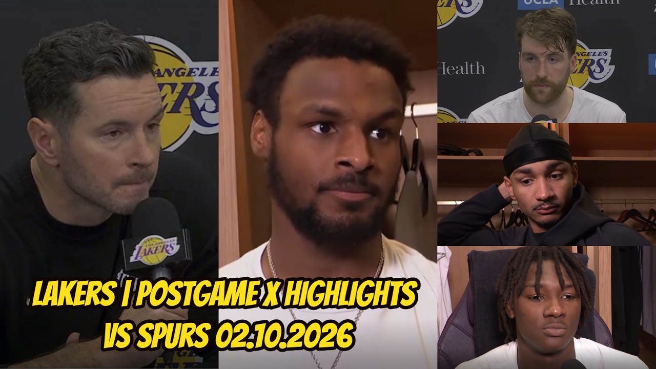 Lakers vs Spurs | Postgame Interviews x Highlights: February 10, 2026
