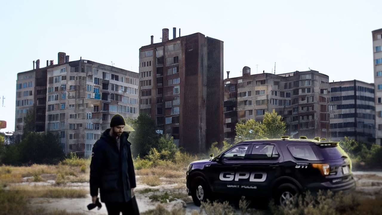 La police nous surveille dans cette ville abandonnée ( Urbex )