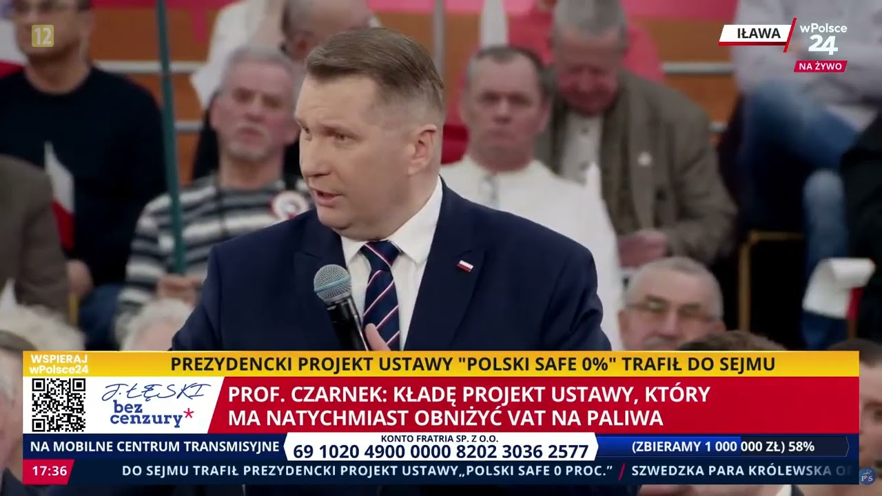 Przemysław Czarnek kładzie projekt ustawy obniżającej ceny paliw. Łęski bez cenzury