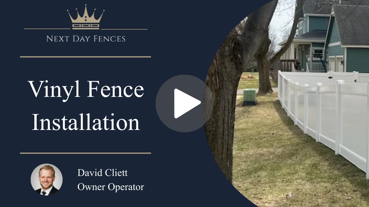 Vinyl Fence Installation | Next Day Fences