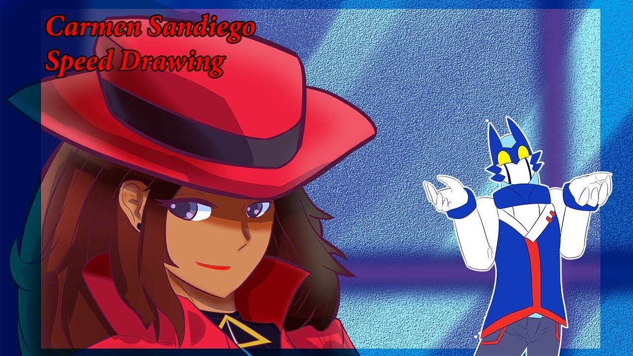 Speed Drawing Carmen SanDiego + Mini Review