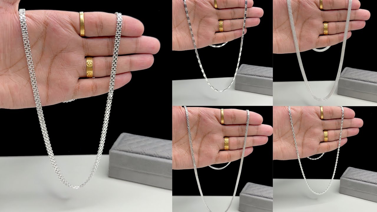 Latest Silver Chain Designs 2026 | 92.5 Sterling Silver Chain | New Collection 