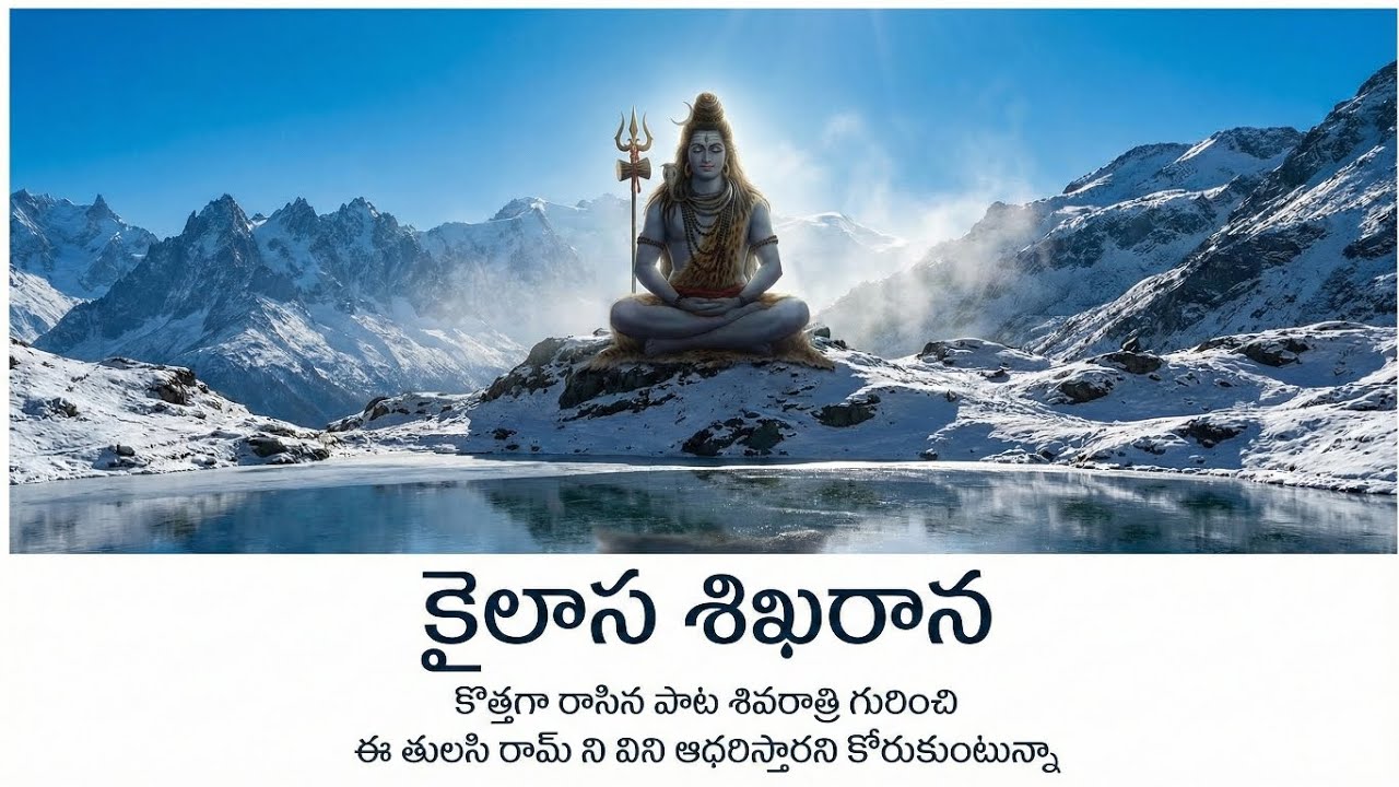 కైలాస శిఖరాన కొలువైన శంకర కొత్తగా రాసిన సాంగ్ శివరాత్రి పాట #song #shiv