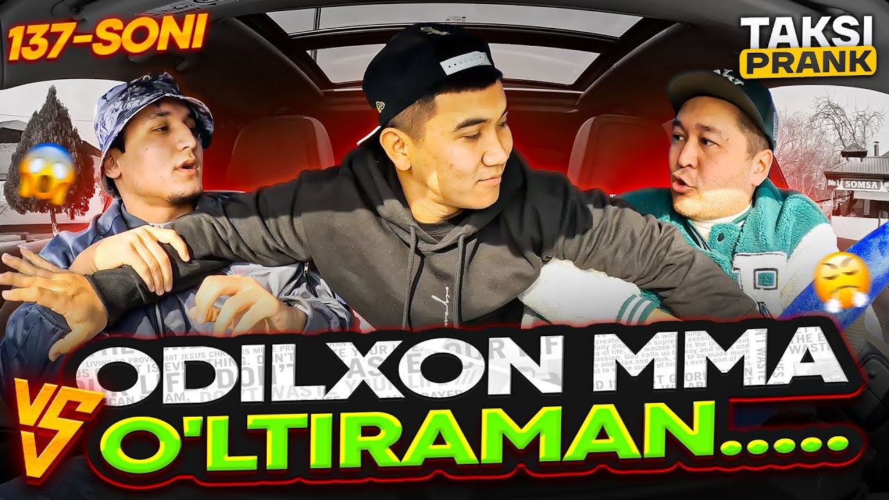 Taksida prank #137-soni🚕 Octagon liga jangchisi Odilxon Kamolov bilan bo'ldi😱