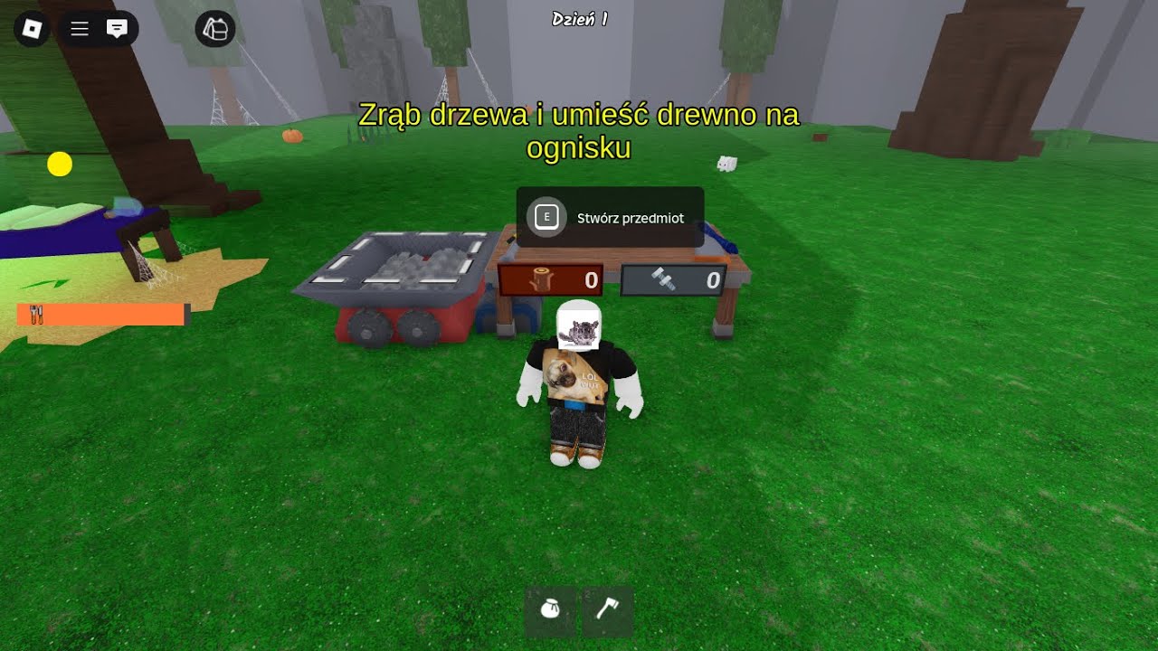 Mój  pierwszy raz w Roblox 99 nocy w lesie !