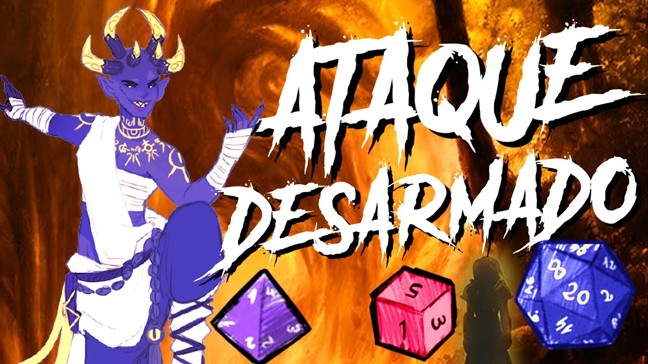 SABIA QUE A REGRA DE ATAQUE DESARMADO ESTÁ ERRADA NO LIVRO DO JOGADOR DE D&D 5.0?