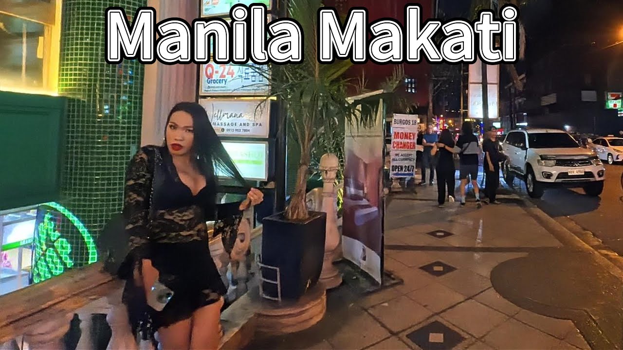 [4K] 🇵🇭 How is Philippines now? Manila Makati nightlife Street Scenes.