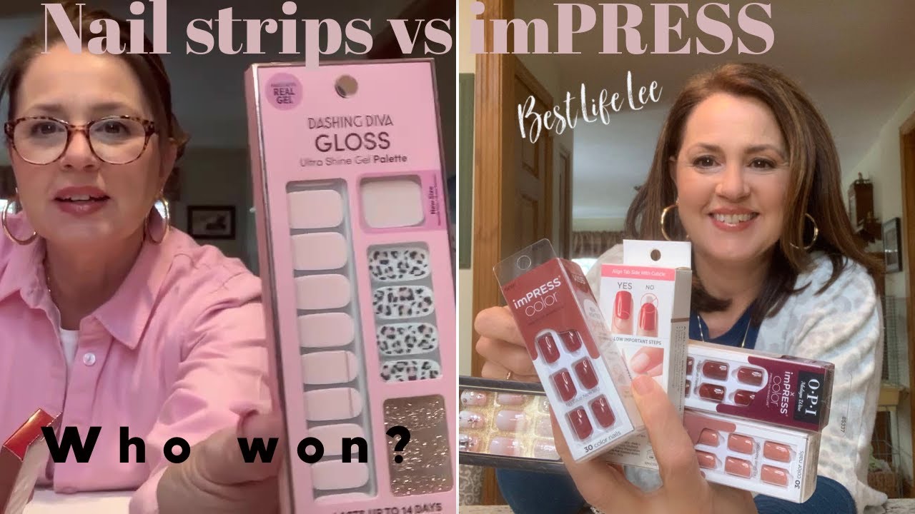 NAIL STRIPS VS IMPRESS NAILS | REVIEW OF NAIL STRIPS |IMPRESS PRESS ON NAILS