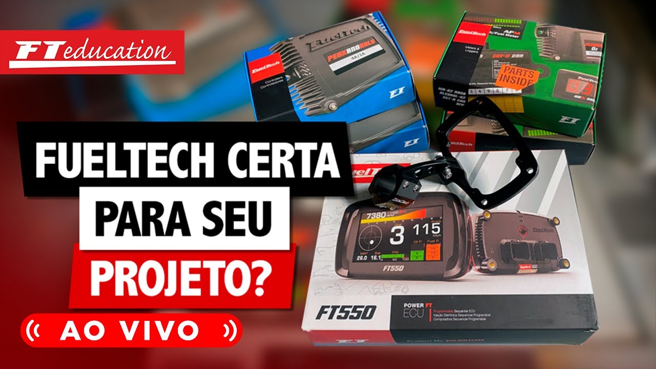Live 03 - Como escolher a injeção FuelTech certa para seu projeto?