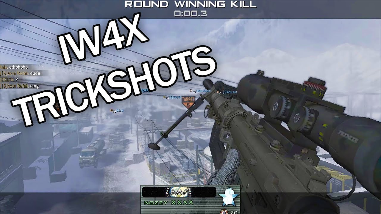 i finally hit my best mw2 trickshot... (IW4X)
