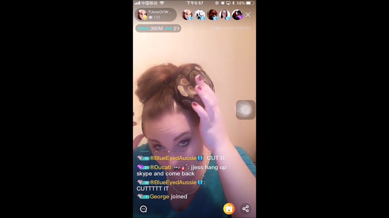Jess play snake EagleLive App streaming