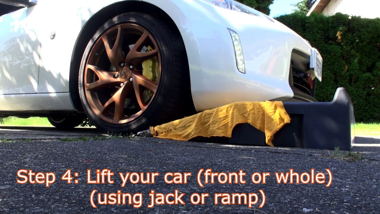 Change Engine Oil step by step - Nissan 370Z