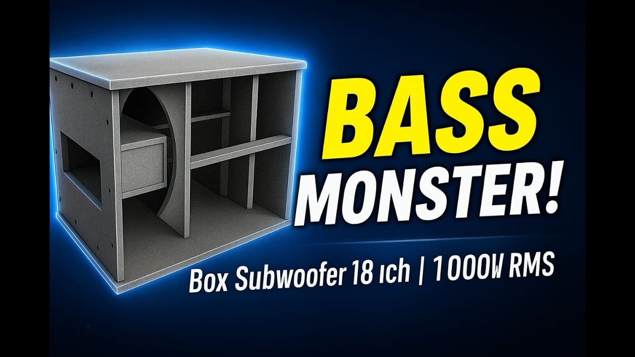 Box ini Bikin Bass Gila! Bandpass 18 inch 1000W RMS!
