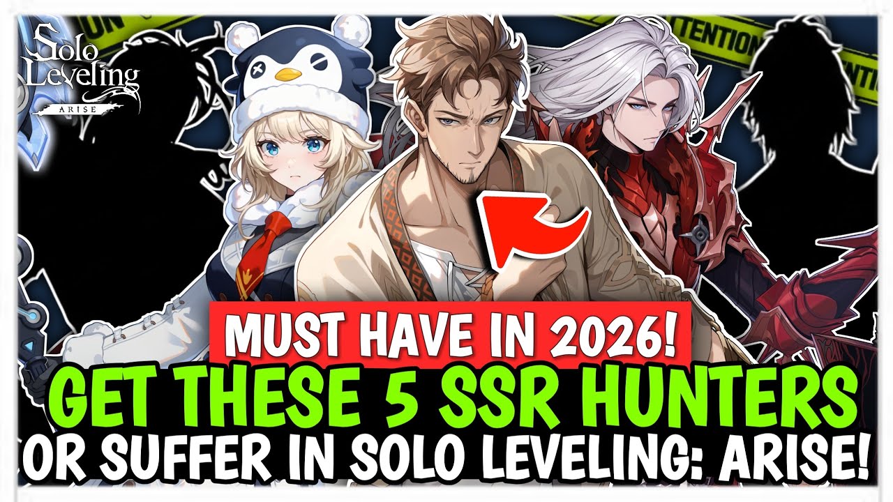 ADAPT OR LOSE! GET THESE 5 SSR HUNTERS TO SURVIVE IN SOLO LEVELING: ARISE! START DOING THIS NOW