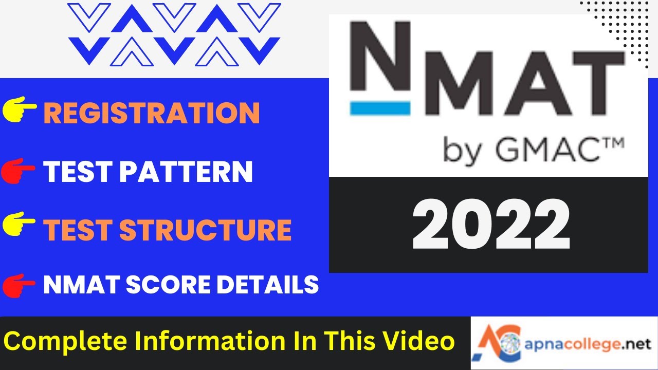 NMAT 2022: Registration I Test Pattern I Fees I Important Dates I Cut Off I Advantages of NMAT 2022