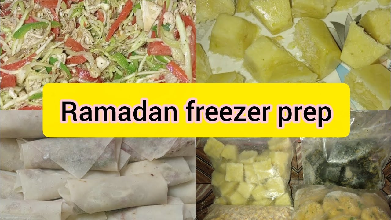 Pre Ramadan freezer preparation by kitchen with nimra #spring rolls#shami kabab recipe 