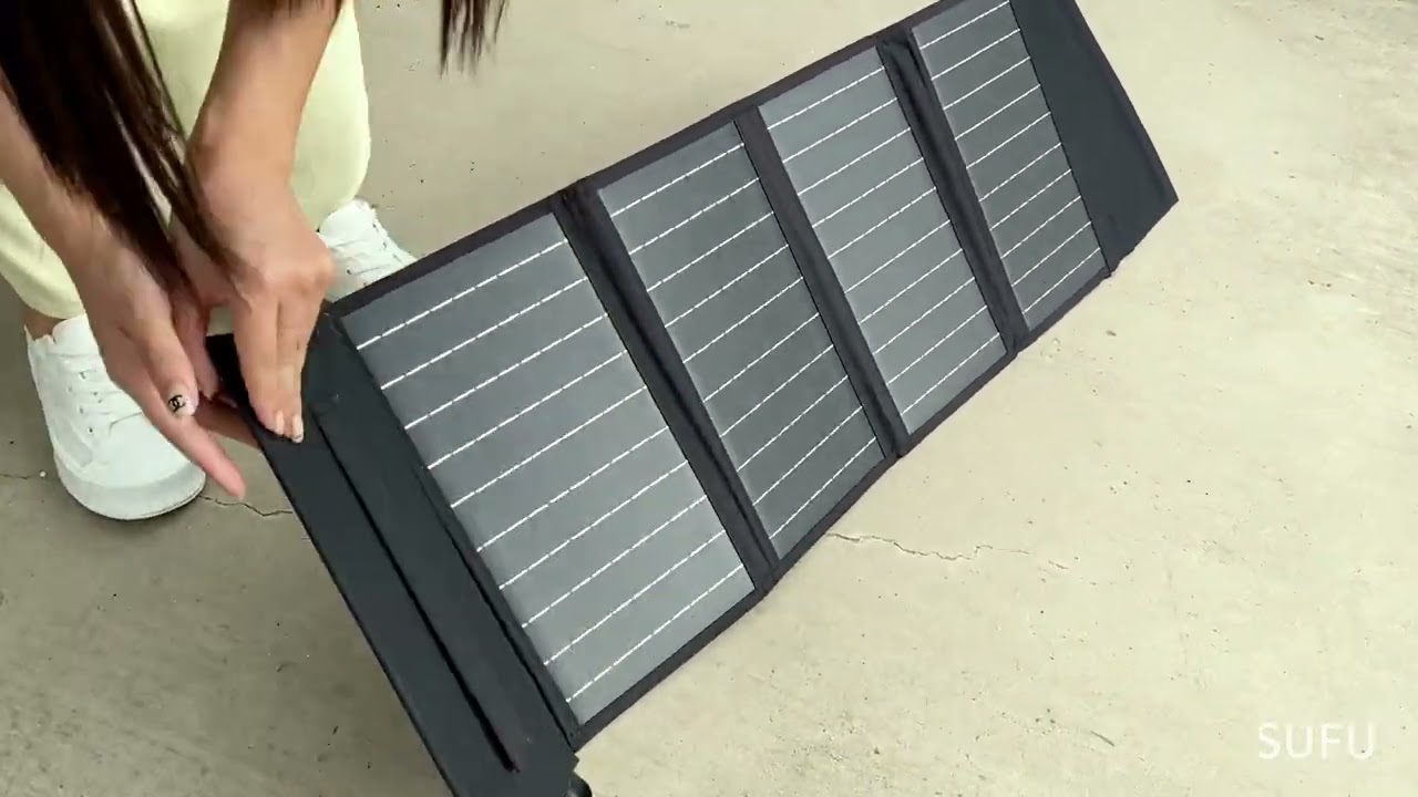 folding solar panel 60w 6 folds