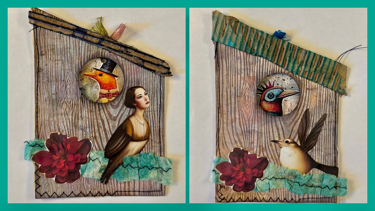 🐤🐦SO CUTE! Birdhouse Pockets (inspired by @luiseheinzl )