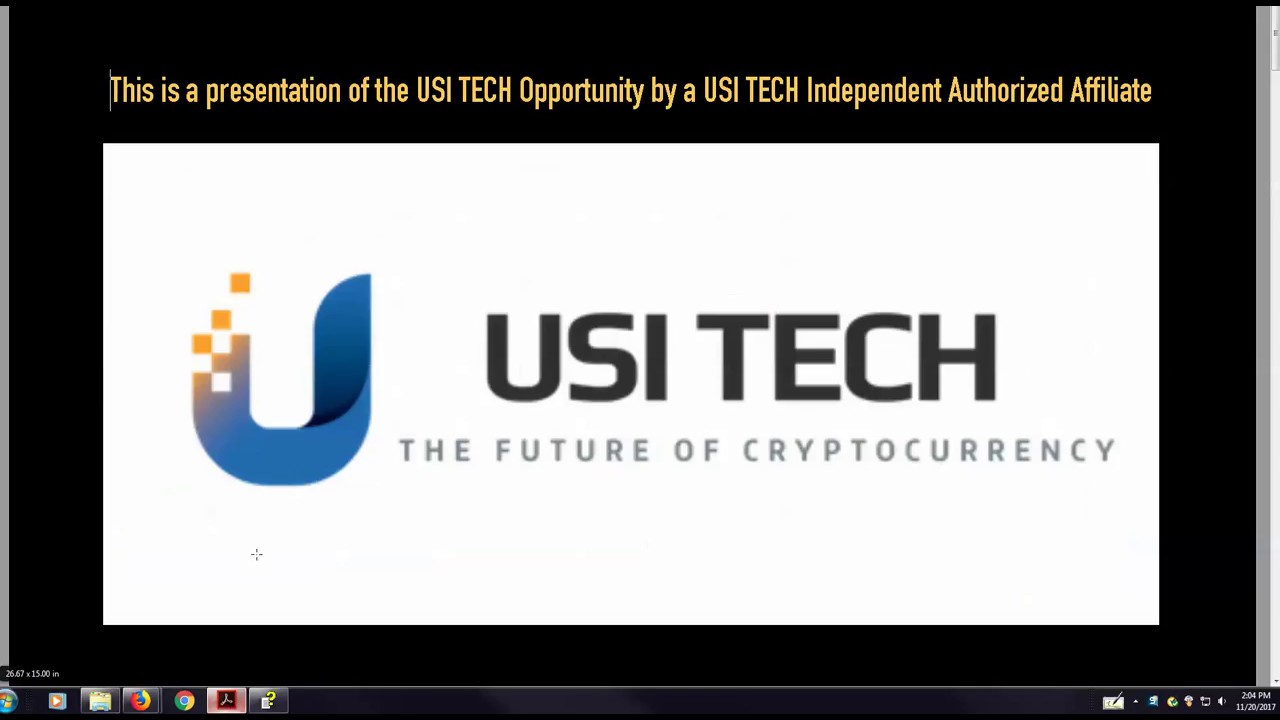 USI TECH Introduction - Bitcoin