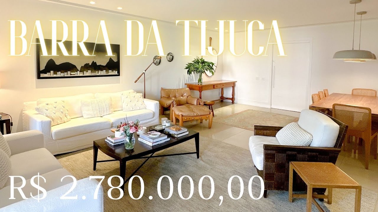 Apartamento à Venda na Barra da Tijuca com 214m² | 4 Quartos | Acesso ao Clube da ABM | [TOUR]