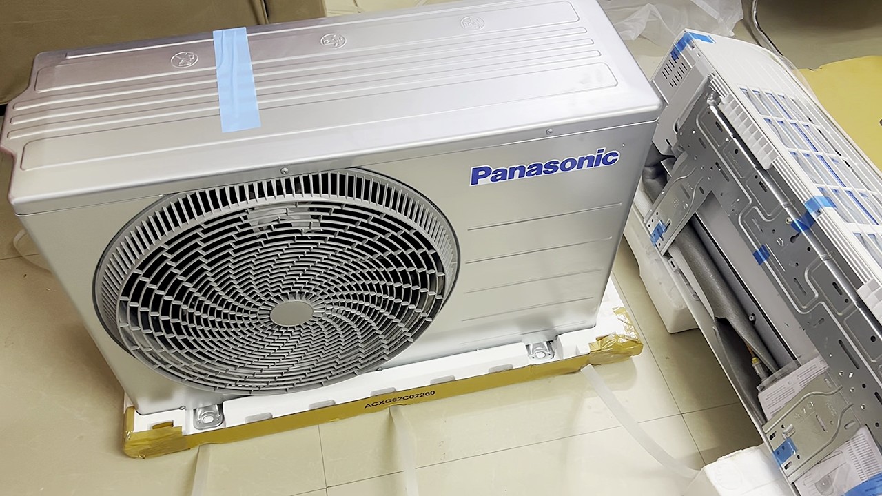Panasonic 1 ton Inverter split AC unboxing & Installation